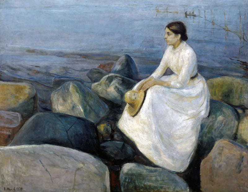 Inger en la playa - Edvard Munch