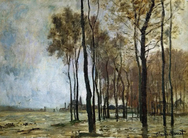 La inundación en Argenteuil W252 - Claude Monet