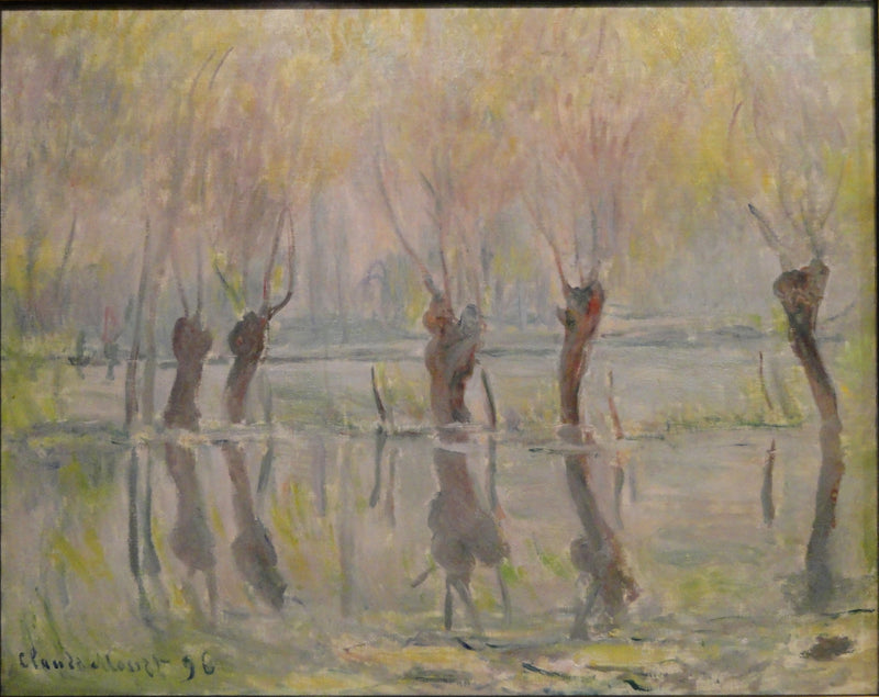 Inundación en Giverny, Glyptotek W1438 - Claude Monet