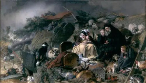 Inundaciones en las tierras altas - Edwin Henry Landseer