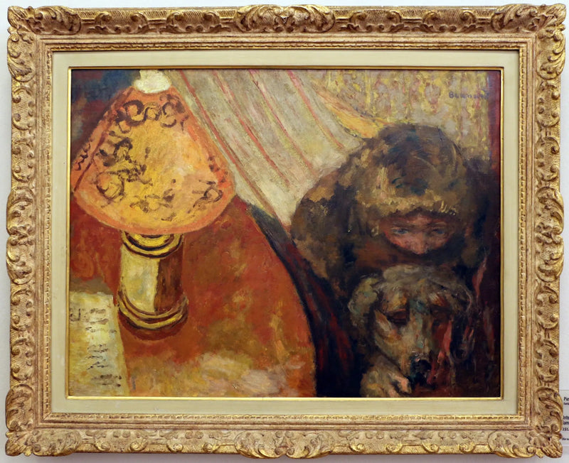 Interior (a la luz de la lámpara) - Pierre Bonnard