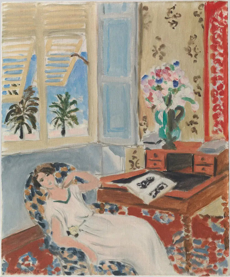 Interior en Niza, la siesta - Henri Matisse