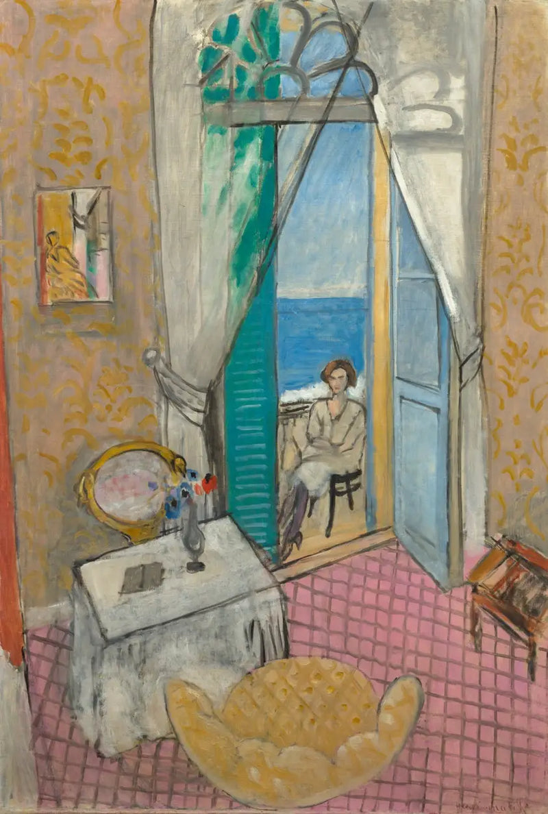 Interior en Niza (Matisse, Chicago) - Henri Matisse