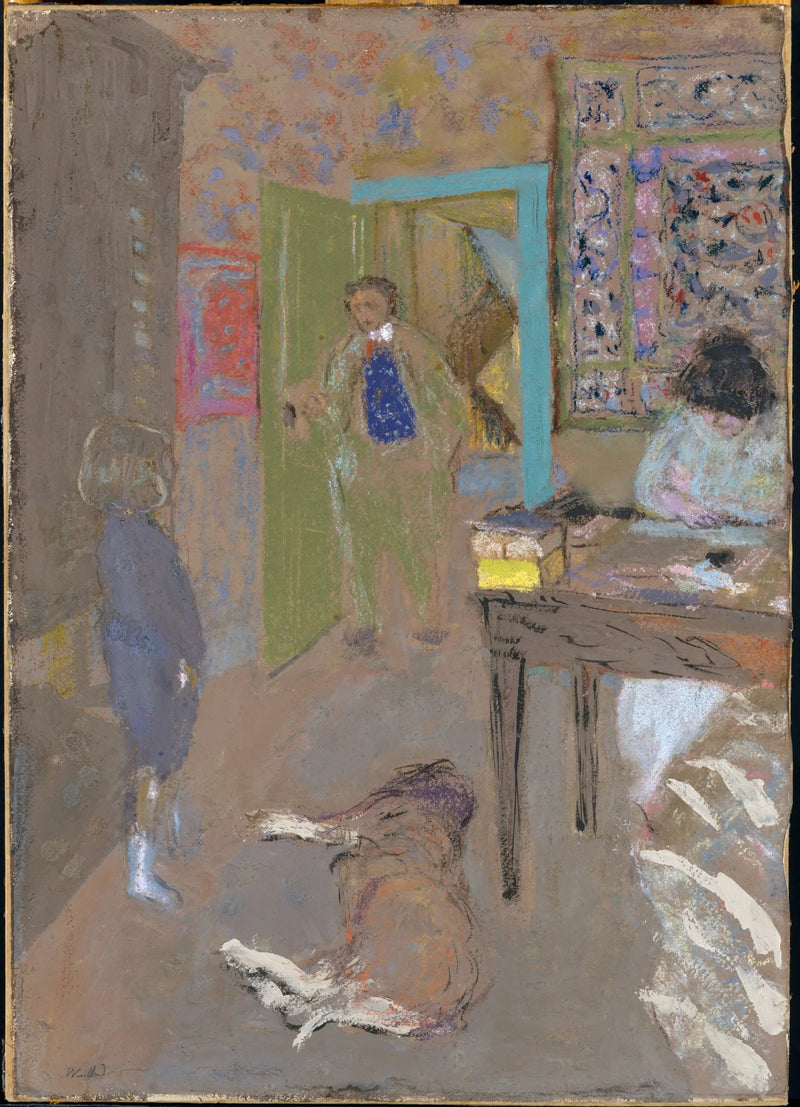Interior en Saint-Jacut - Édouard Vuillard