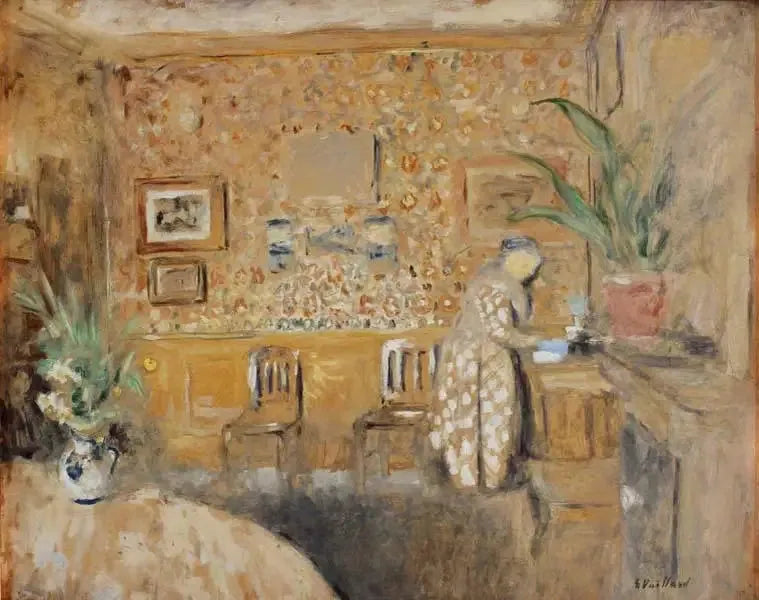 Interior con dos sillas - Édouard Vuillard