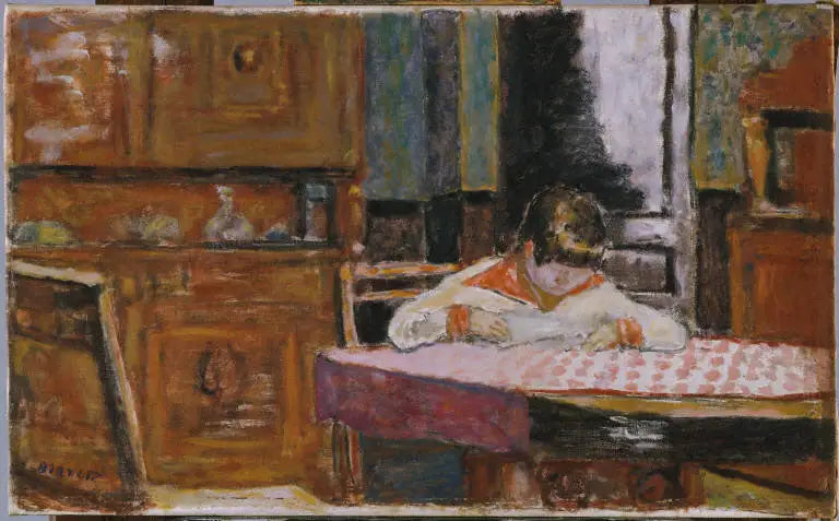 Interior con niño - Pierre Bonnard