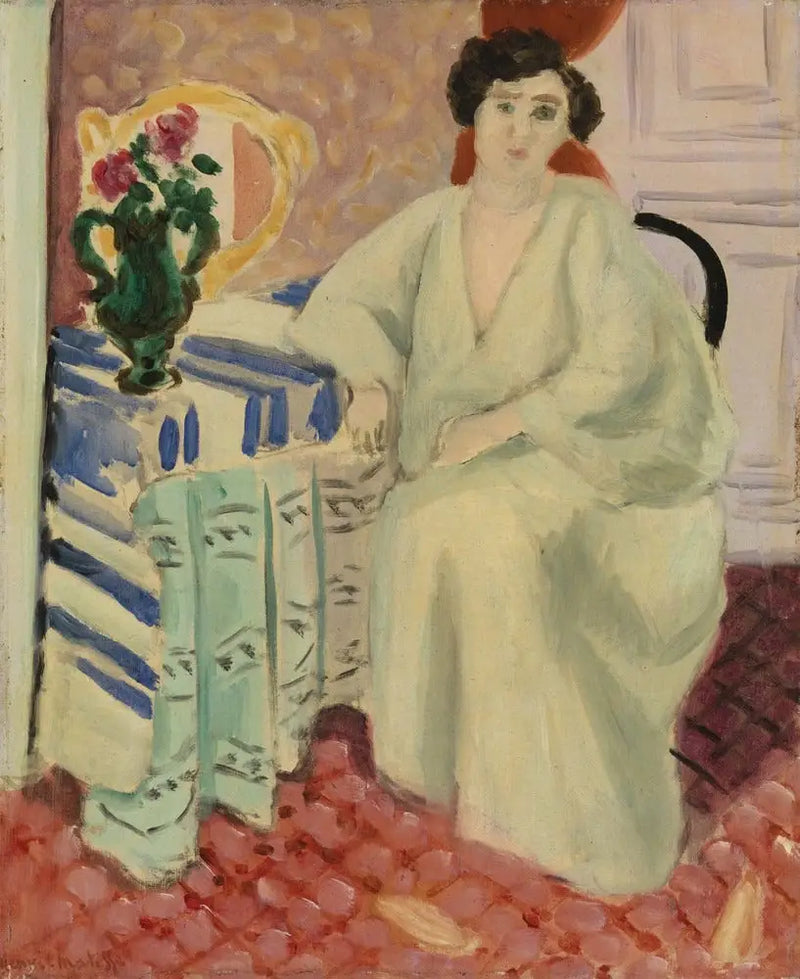 Interior con personaje sentado - Henri Matisse