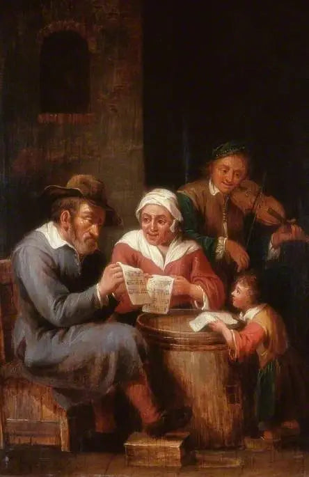 Interior con personajes - David Teniers el Joven