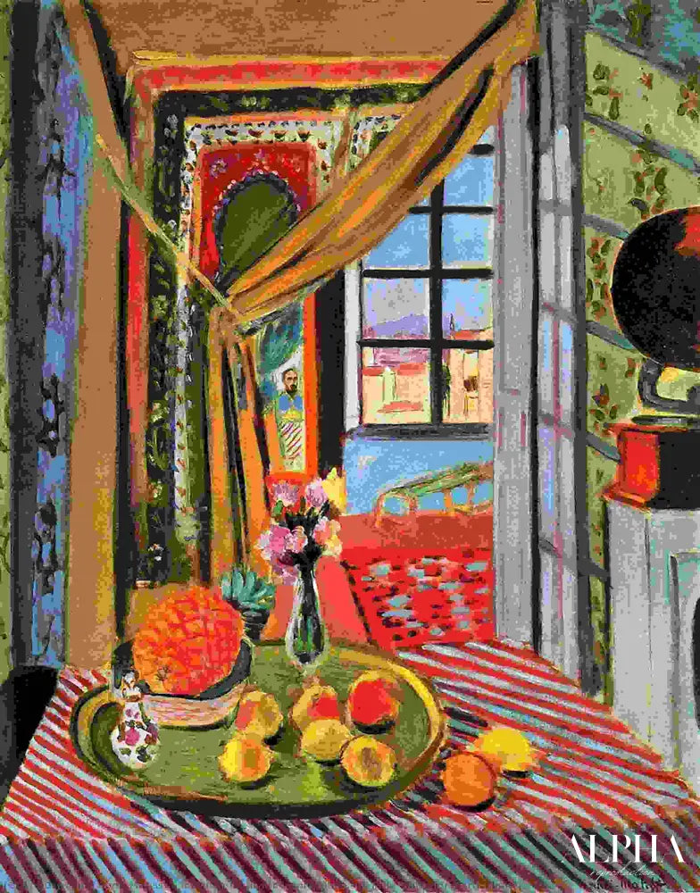 Intérieur avec un phonographe - Matisse - Reproductions de tableaux et peintures haut de gamme