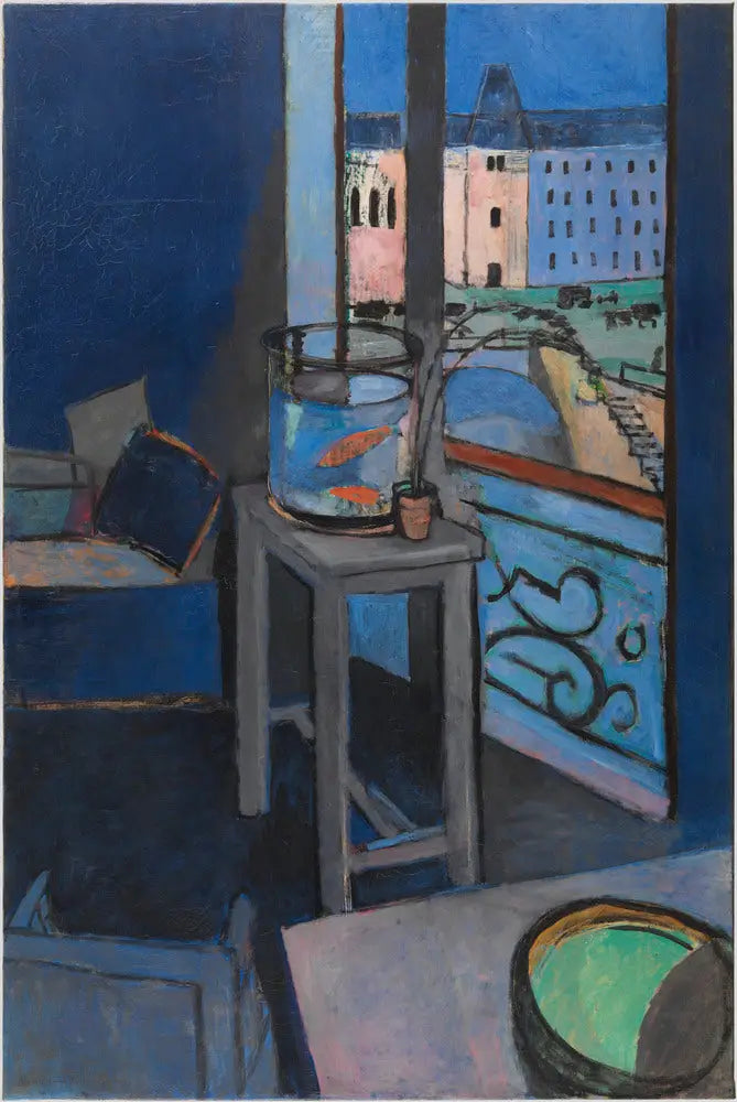Interior, pecera de peces rojos - Henri Matisse