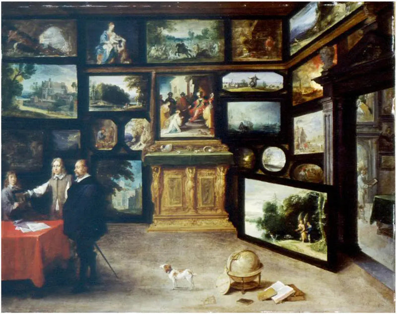 Interior de una galería de cuadros - David Teniers el Joven