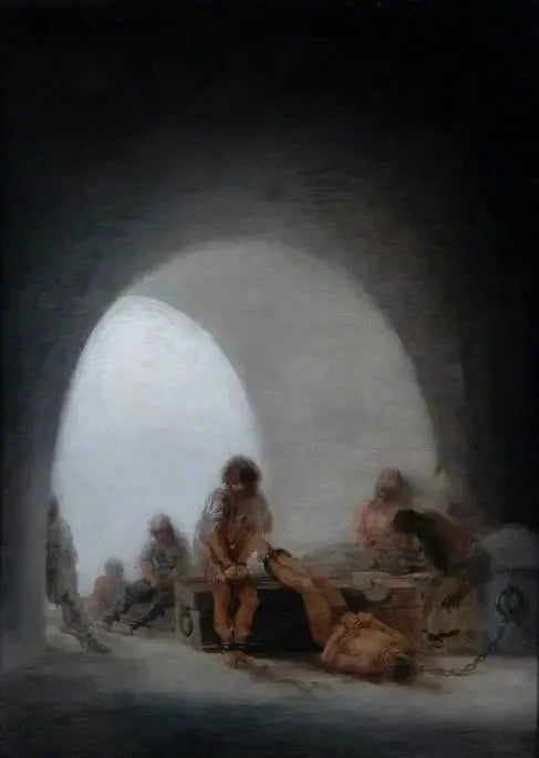Interior de una prisión - Francisco de Goya