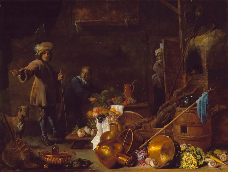 Interior de la cocina - David Teniers el Joven
