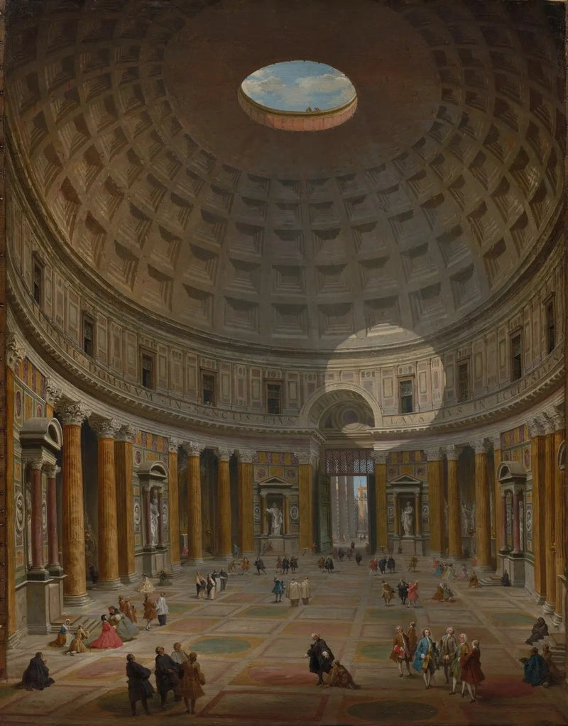 Interior del Panteón, Roma - Giovanni Paolo Panini