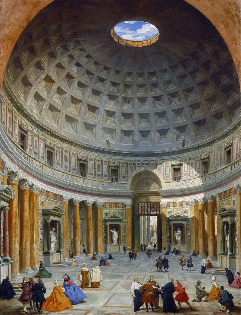 Interior del Panteón, Roma - Giovanni Paolo Panini
