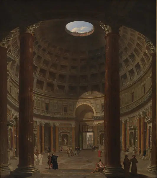 Interior del Panteón, Roma - Giovanni Paolo Panini