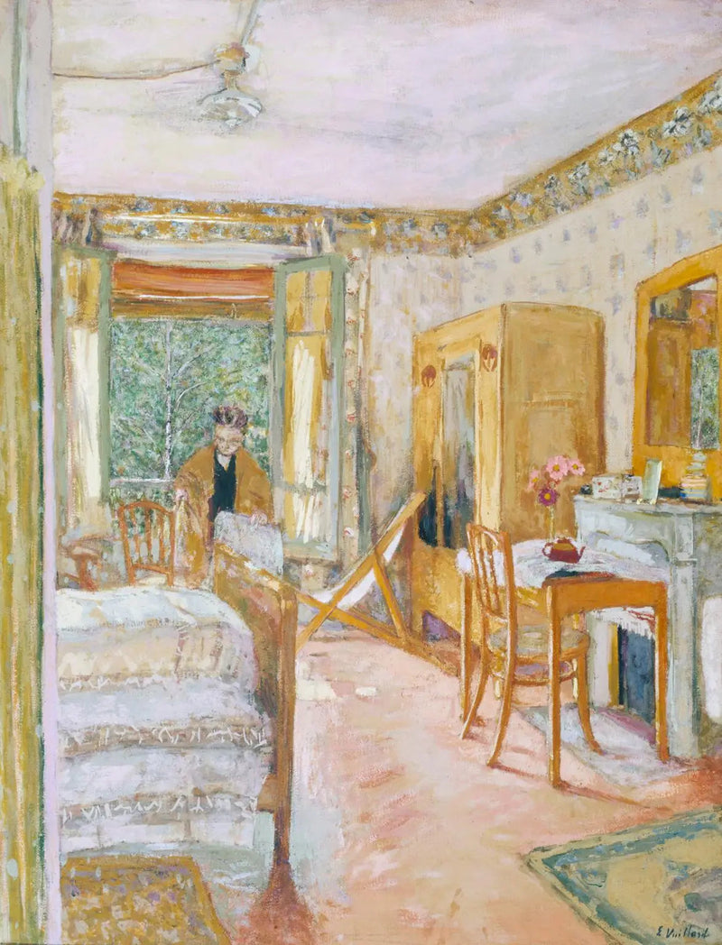 Interior soleado - Édouard Vuillard