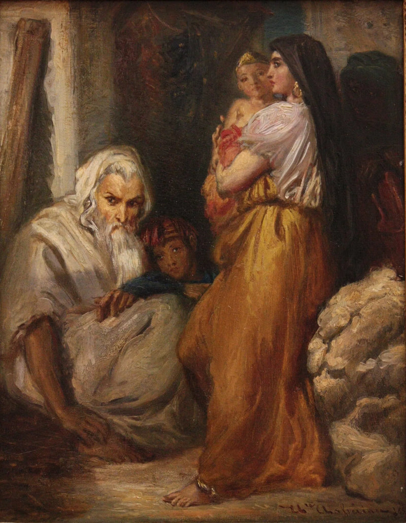 Interior judío en Constantina - Théodore Chassériau