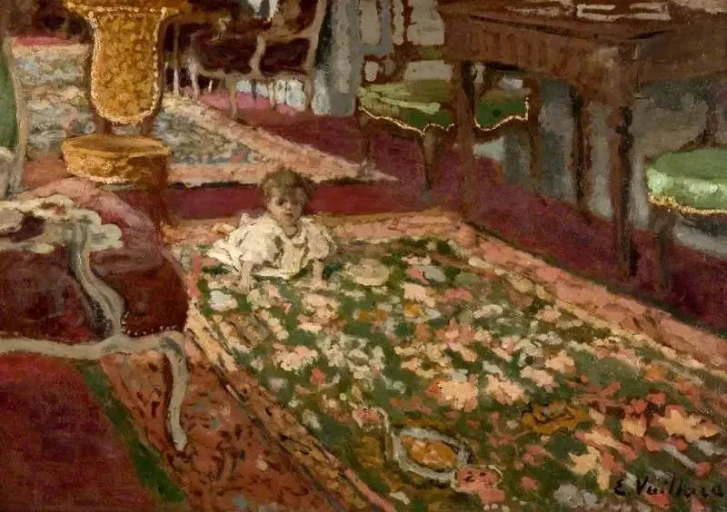 Interior: La sala - Édouard Vuillard