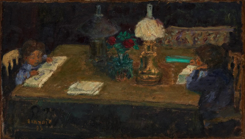 Interior: Los niños en la terraza - Pierre Bonnard