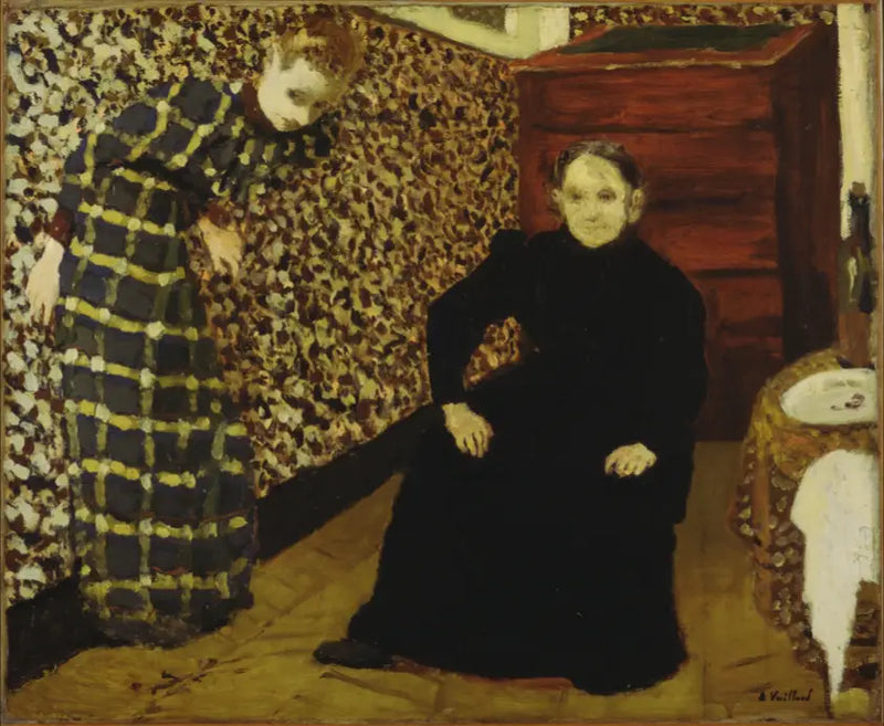 Interior Madre y Hermana del Artista - Édouard Vuillard
