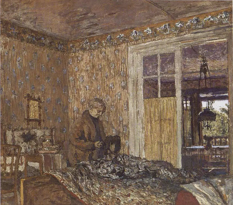 Interior en tiempo gris, Vaucresson - Édouard Vuillard