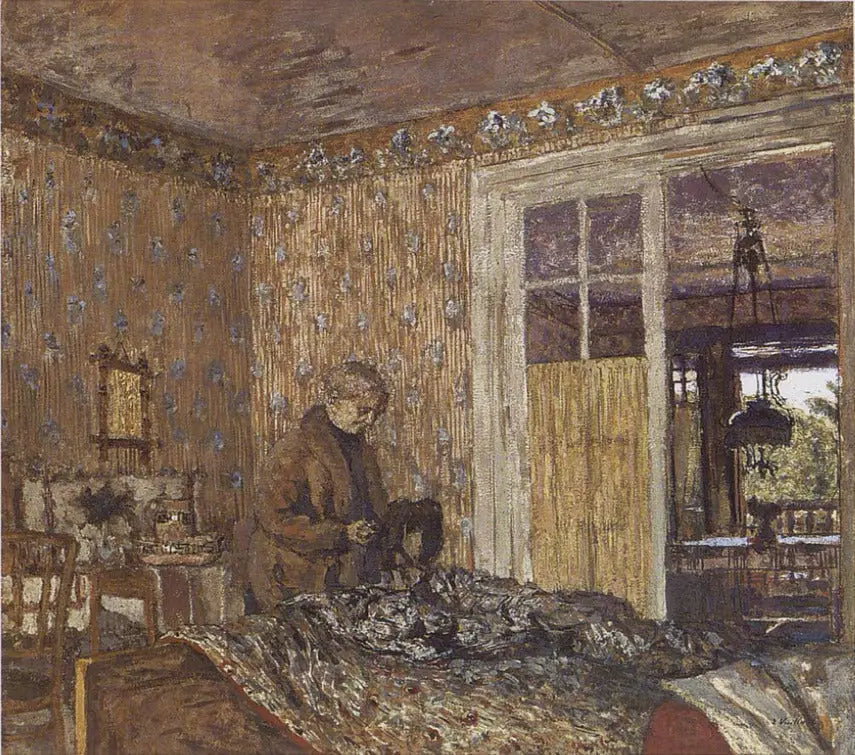 Interior en tiempo gris, Vaucresson - Édouard Vuillard