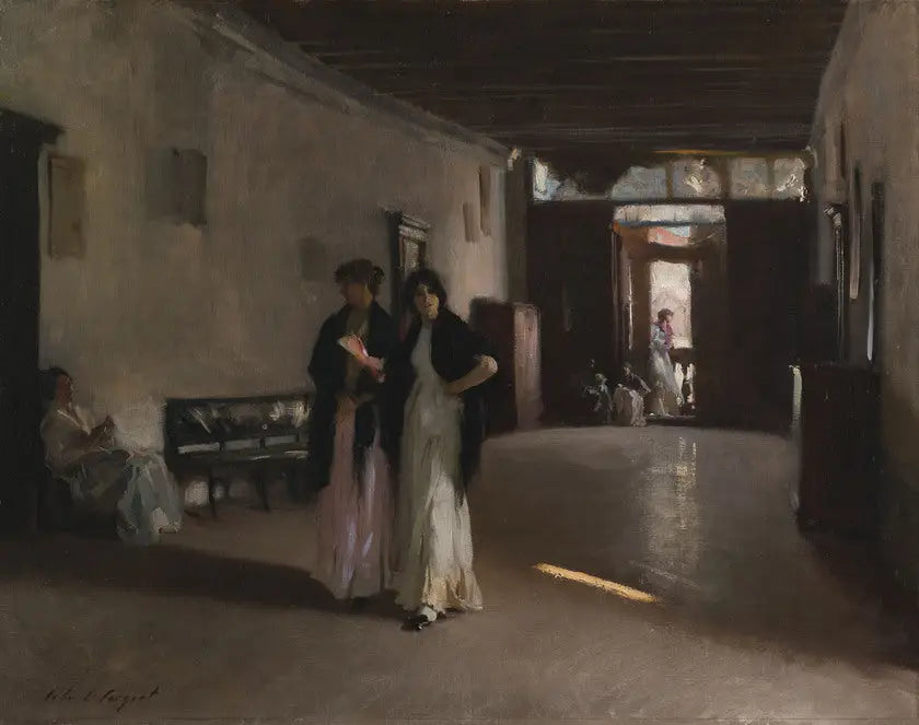 Interior veneciano - John Singer Sargent