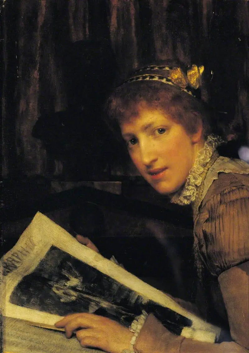 Interrumpida – Un tipo de belleza femenina - Lawrence Alma-Tadema