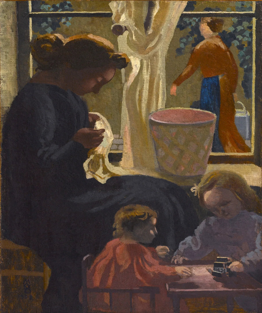 Intimidad o Costurera en la ventana - Maurice Denis