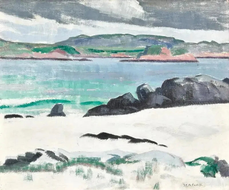 Iona, Cows Rock y el Ross de Mull - Francis Cadell
