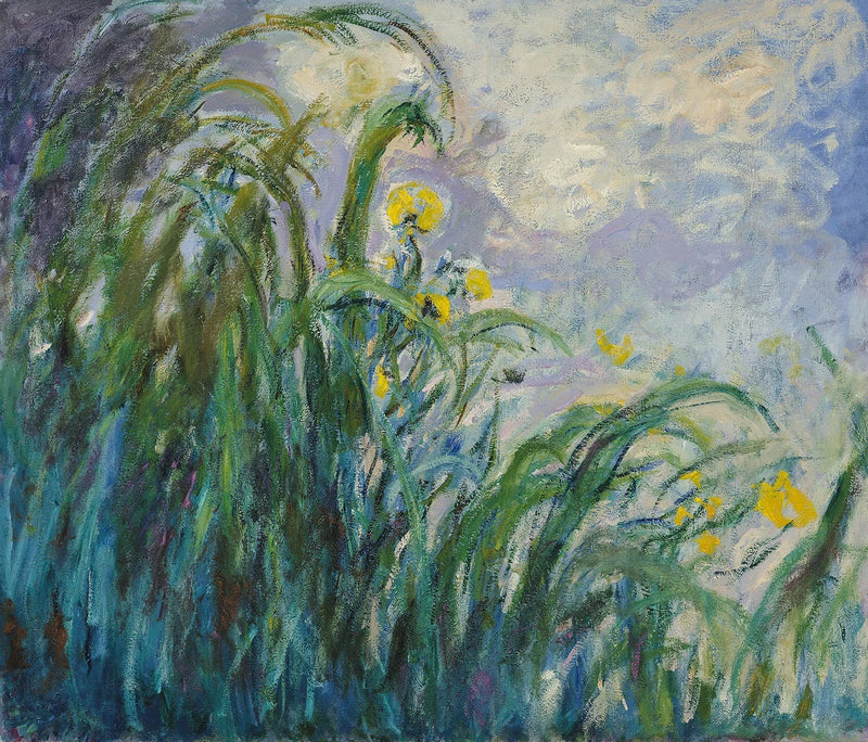 Los lirios amarillos - Claude Monet