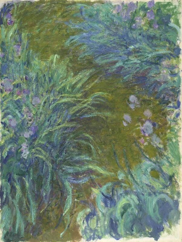 Iris de Claude Monet, vers 1914–1917 – National Gallery NG6383, Wildenstein 1829