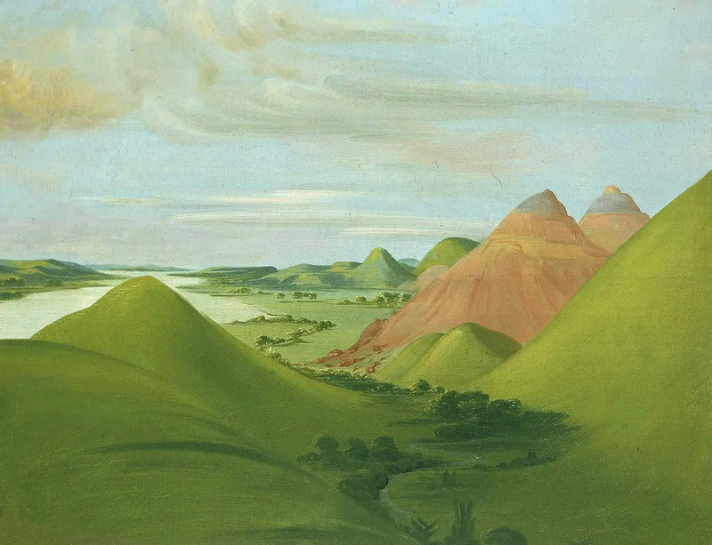 Iron Bluff, a 1.200 millas sobre San Luis - George Catlin