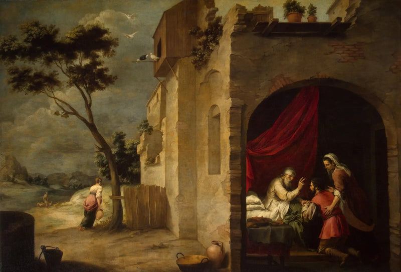 Isaac bendiciendo a Jacob - Bartolomé Esteban Murillo