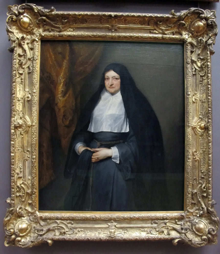Isabel Clara Eugenia de Austria, regente de los Países Bajos, con hábito de clarisa - Antoine van Dyck