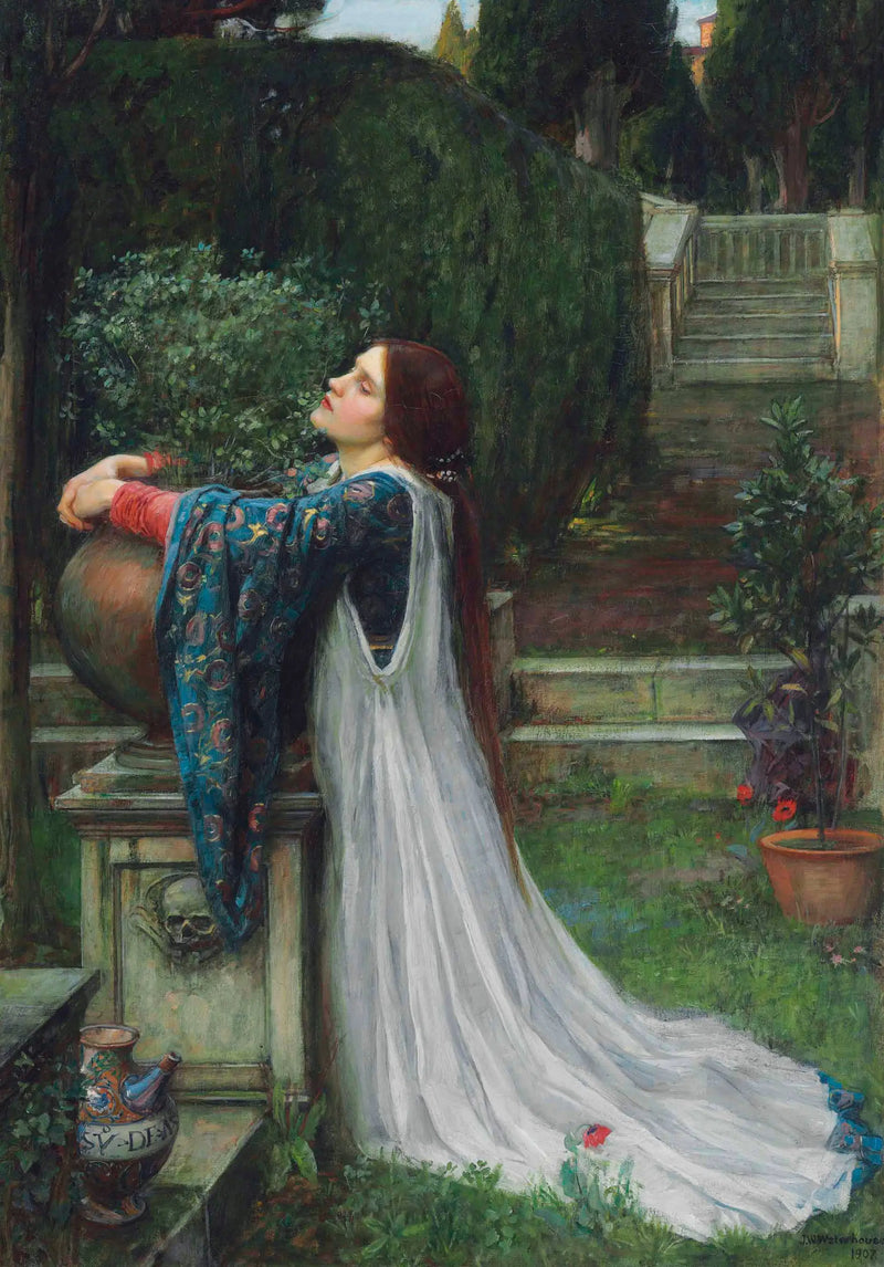Isabelle y el pote de albahaca - John William Waterhouse