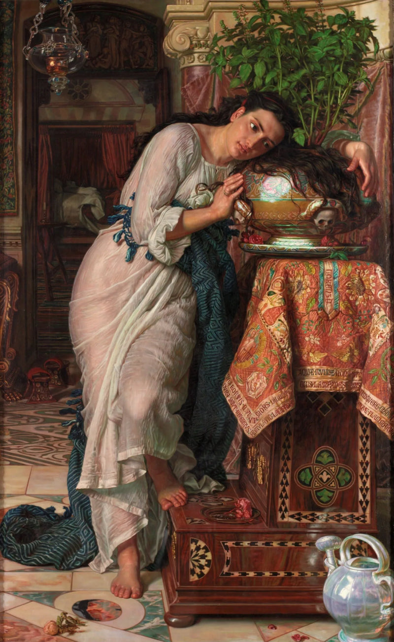 Isabel y la maceta de albahaca - William Holman Hunt