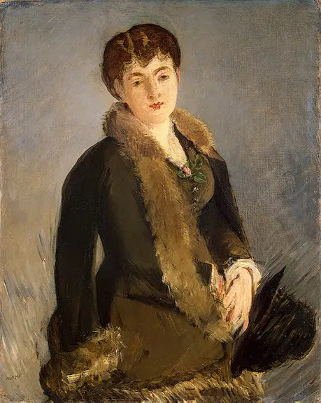 Isabelle Lemonnier el Sombrero en la Mano - Édouard Manet