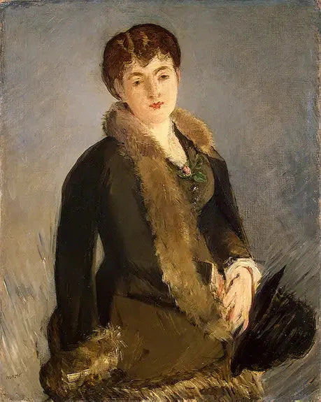 Isabelle Lemonnier el Sombrero en la Mano - Édouard Manet