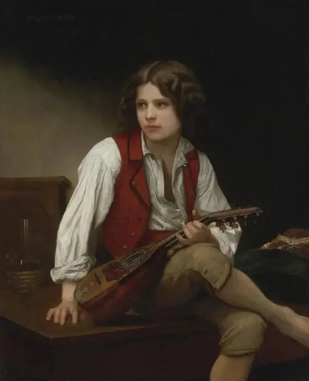 Italiano con la mandolina - Bouguereau