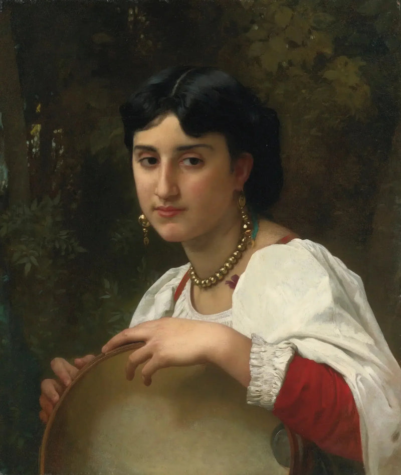 Italiana con pandereta - Bouguereau