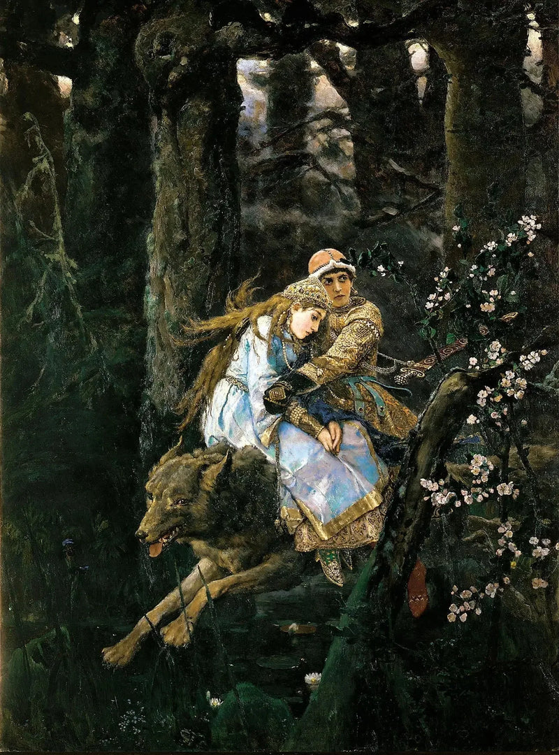 Ivan Tsarévitch montando al lobo gris - Viktor Vasnetsov