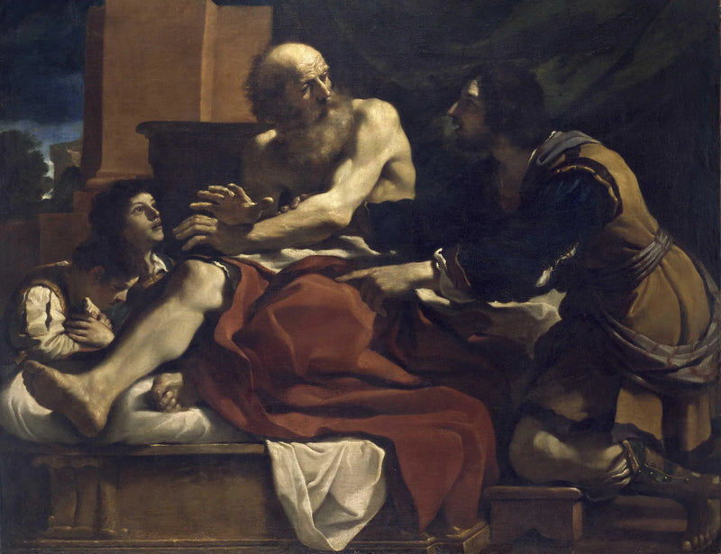 Jacob bendiciendo a los hijos de José - Guercino