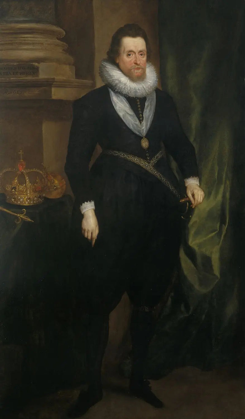 Jacobo I y VI (1566-1625) - Antoine van Dyck