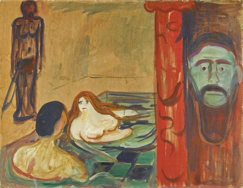 Persiana en el baño - Edvard Munch