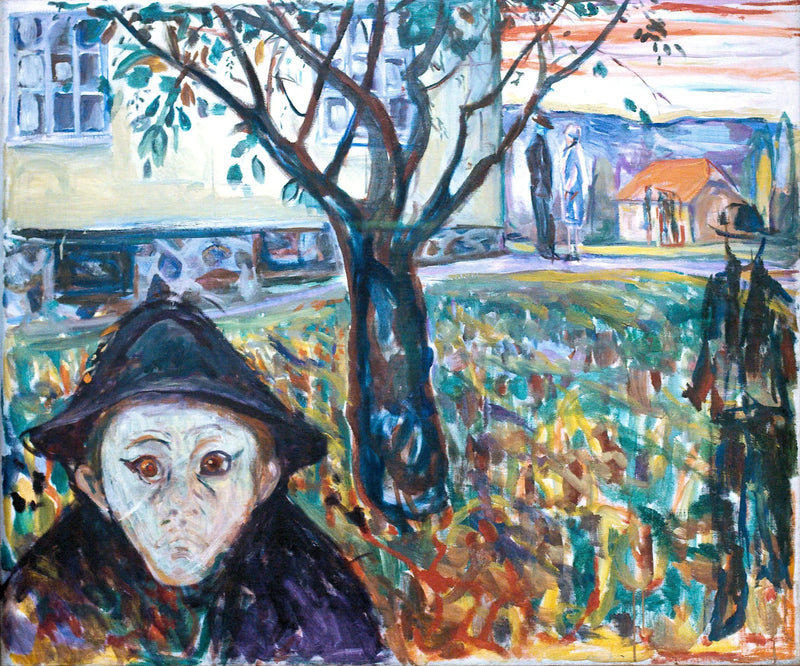 Persiana en el jardín - Edvard Munch