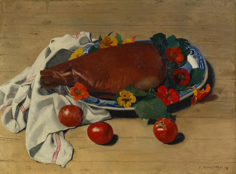 Jamón y tomates - Félix Vallotton