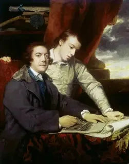 James Paine, arquitecto y su hijo, James - Joshua Reynolds