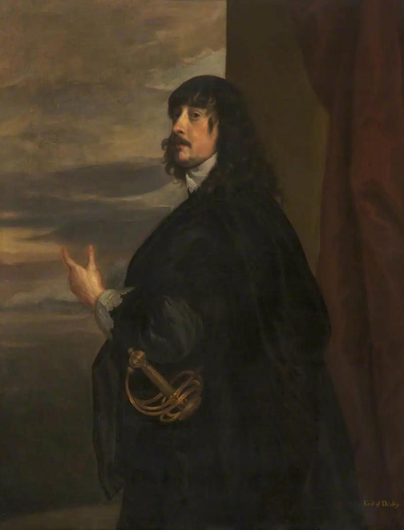 James Stanley (1607–1651), 7º conde de Derby - Antoine van Dyck